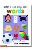 Start to Learn - Words: A Start-To-Learn Sticker Book with 100 Stickers