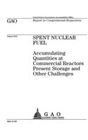 Spent nuclear fuel: accumulating quantities at commercial reactors present storage and other challenges: report to Congressional requesters.