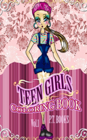 Teen Girls Coloring Book