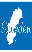 Sweden - Cobalt Blue Lined Notebook with Margins