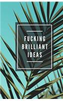 Fucking Brilliant Ideas (Notebook)