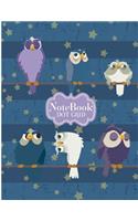 Notebook Dot-Grid: Cute Owl Cover: Notebook for Journaling, Doodling, Creative Writing, School Notes, and Capturing Ideas,120 Dot-Grid Pages, 8.5 X 11