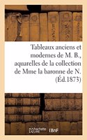 Tableaux Anciens Et Modernes de M. B., Aquarelles de la Collection de Mme La Baronne de N.