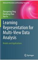 Learning Representation for Multi-View Data Analysis