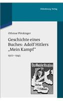 Geschichte Eines Buches: Adolf Hitlers 