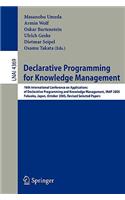 Declarative Programming for Knowledge Management