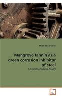 Mangrove tannin as a green corrosion inhibitor of steel