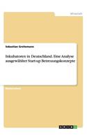 Inkubatoren in Deutschland. Eine Analyse ausgewählter Start-up Betreuungskonzepte