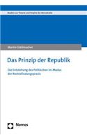 Das Prinzip Der Republik: Die Entstehung Des Politischen Im Modus Der Rechtsfindungspraxis