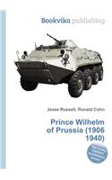 Prince Wilhelm of Prussia (1906 1940): (English)