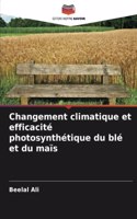 Changement climatique et efficacité photosynthétique du blé et du maïs