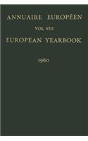 Annuaire Européen / European Yearbook