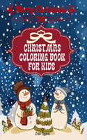 Christmas coloring book for kids