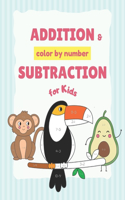 Addition & Subtraction Color by Numbers for Kids