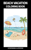 Beach Vacation Coloring Book