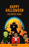 Happy Halloween Coloring Book For Kids