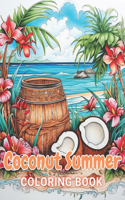 Coconut Summer Coloring Book