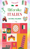 Utforska Italien - Kulturell målarbok - Klassisk och modern kreativ design av italienska symboler