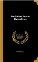 Feuille Des Jeunes Naturalistes