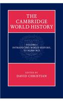 Cambridge World History, Volume 1