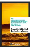 Hyperion, Oder, Der Eremit in Griechenland