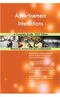 Advertisement Interactions A Complete Guide - 2019 Edition