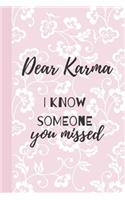 Dear Karma
