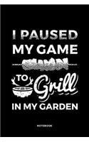 Grilling and BBQ Art Graphic Notebook