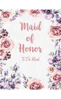 Maid of Honor To Do Book