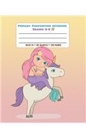 Primary Composition Notebook Grades K-2