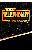 The Best Telephonist in the Galaxy: Isometric Dot Paper Notebook Book 120 Pages 6"x9"