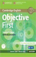 Objective First Students Book With Answers With Cd-Rom And Class Audio Cds(2)South Asian Edition