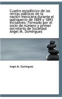 Cuadro Estadistico de Las Rentas Publicas de La Nacion Mexicana Durante El Quinquenio de 1889 y 1893