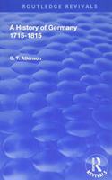 A History of Germany 1715-1815