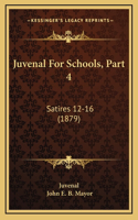 Juvenal for Schools, Part 4: Satires 12-16 (1879)