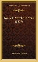 Poesie E Novelle In Versi (1877)