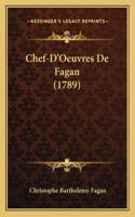 Chef-D'Oeuvres De Fagan (1789)