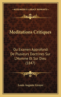 Meditations Critiques