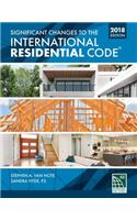 Significant Changes to the International Residential Code 2018 Edition