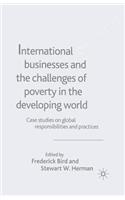 International Businesses and the Challenges of Poverty in the Developing World