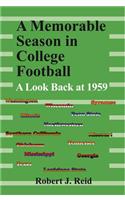 A Memorable Season in College Football: A Look Back at 1959