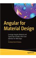 Angular for Material Design