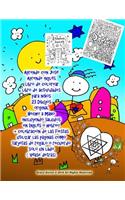 Aprende con José Aprende inglés libro de colorear libro de actividades para niños 23 Dibujos original Hecho a mano incluyendo saludos en Inglés o hebreo + celebración de las fiestas utilizar las páginas como tarjetas de regalo o recuerdo