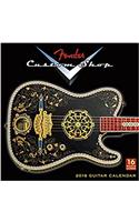 Fender Custom Shop Guitars 2018 Calendar