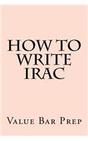 How to Write Irac