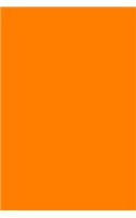 Journal Deep Amber Color Simple Plain Deep Amber
