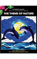 Stained Glass Adult Coloring Book