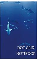 Dot Grid Notebook: Shark: 120 Dot Grid Pages, (5.5 X 8.5) Inches