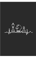 Chess Heartbeat: Blank Lined Notebook (6" x 9" - 120 pages) Chess Game Notebook for Daily Journal, Diary, and Gift