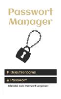 Passwort Manager: Notizbuch für Passwörter. Passwort & Loginbuch A5 mit 54 Seiten - Passwörter & Daten sicher verwalten